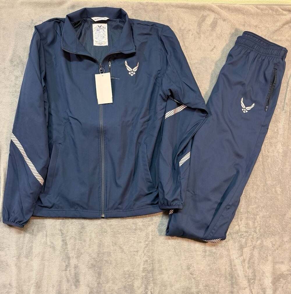 8 sets aval US Air Force PTU Physical Training Uniform Track JacketmediumRegular